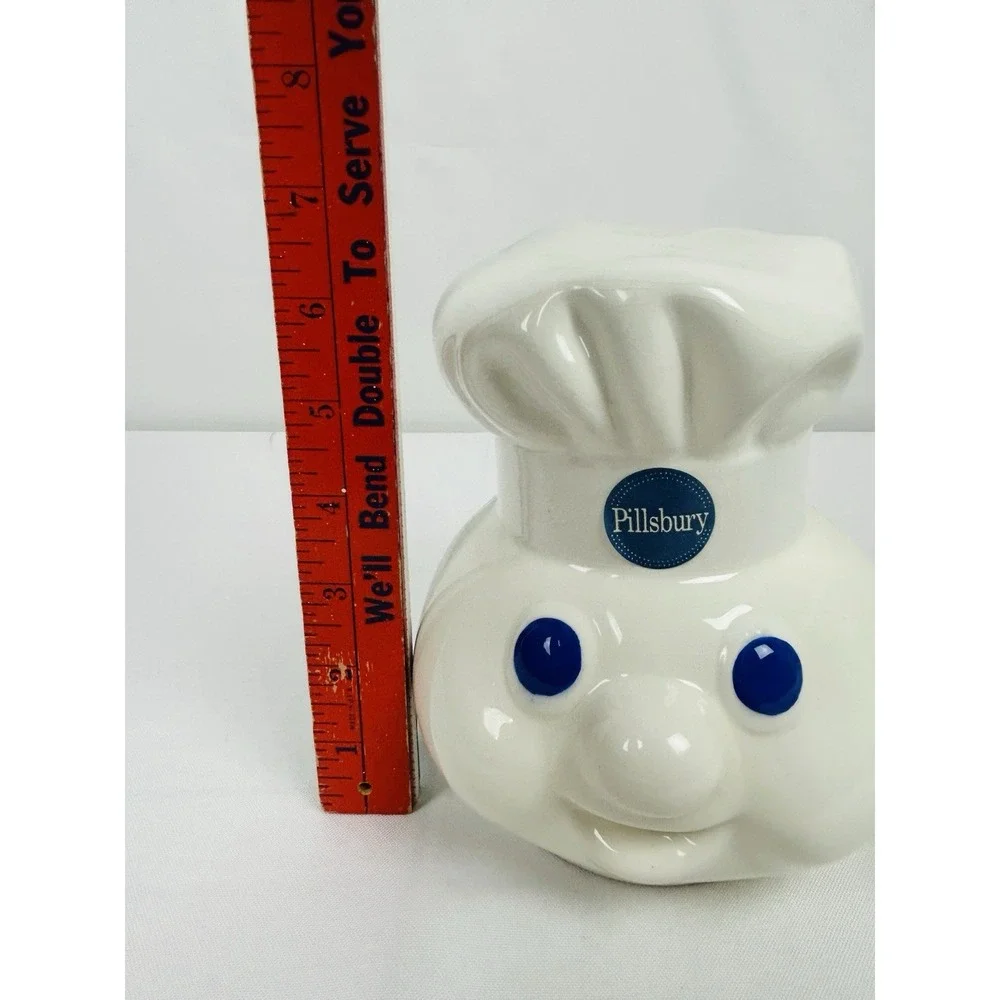 Pillsbury Doughboy Cookie Jar Lid Replacement 1988 3in Opening Poppin Fresh Head